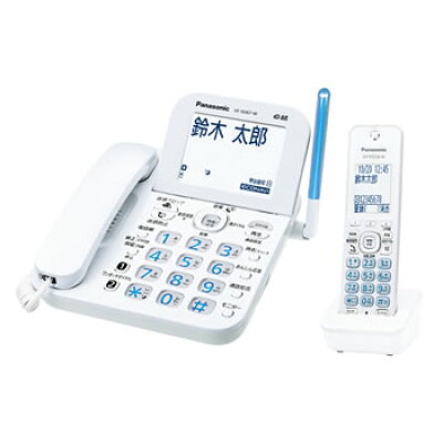 【楽天市場】パナソニックオペレーショナルエクセレンス Panasonic コードレス電話機 VE-GD67DL-W | 価格比較 - 商品価格ナビ